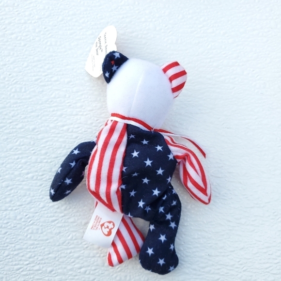 SPANGLE Ty Teenie Beanie Baby The Bear Vintage - Picture 3 of 7